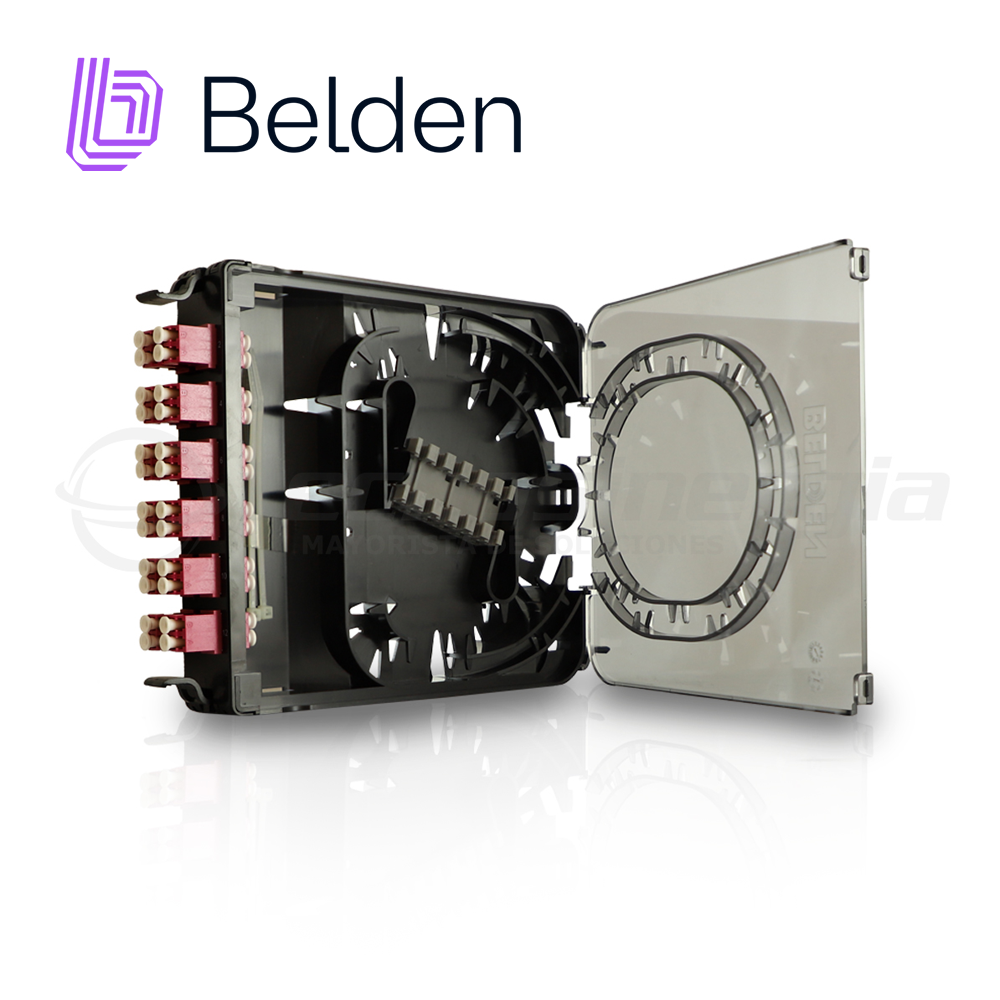 CASSETTE FX ECX BELDEN MULTIMODO FC4X12LDFS / OM4 / ERIKA VIOLETA / LC DUPLEX / 12 PUERTOS
