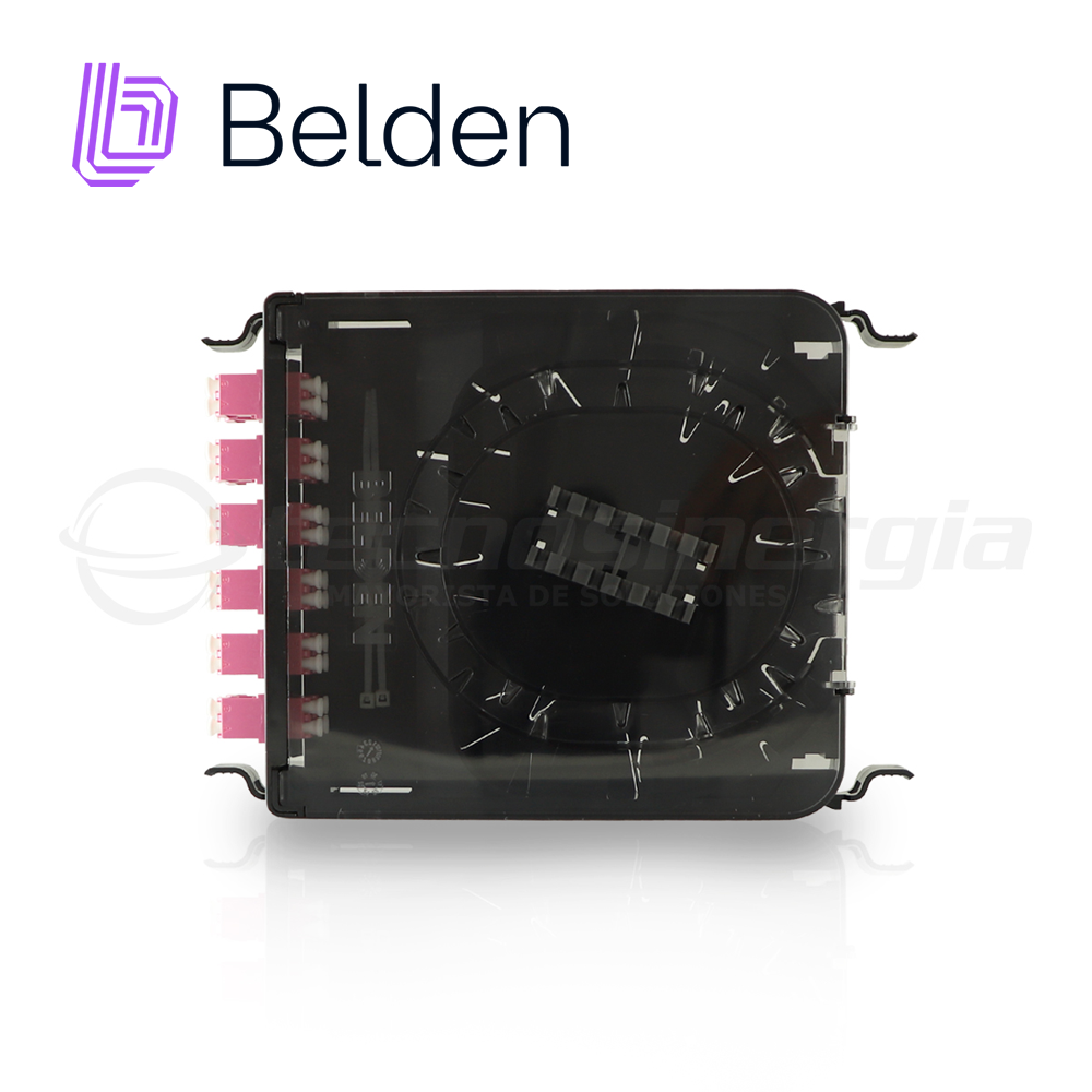 CASSETTE FX ECX BELDEN MULTIMODO FC4X12LDFS / OM4 / ERIKA VIOLETA / LC DUPLEX / 12 PUERTOS