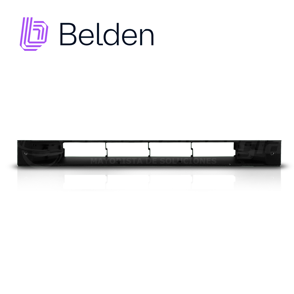 Charola Fibra Optica Belden Ax105563 Alta Densidad P/4 Adaptadores Vacia Negro