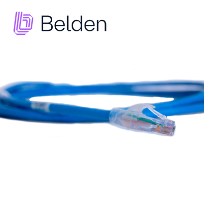 PATCH CORD UTP CAT6A BELDEN CA21106010 / INTERIOR / AZUL / 4 PARES / 24 AWG / FORRO PVC / CMR / 10 PIES 3 METROS
