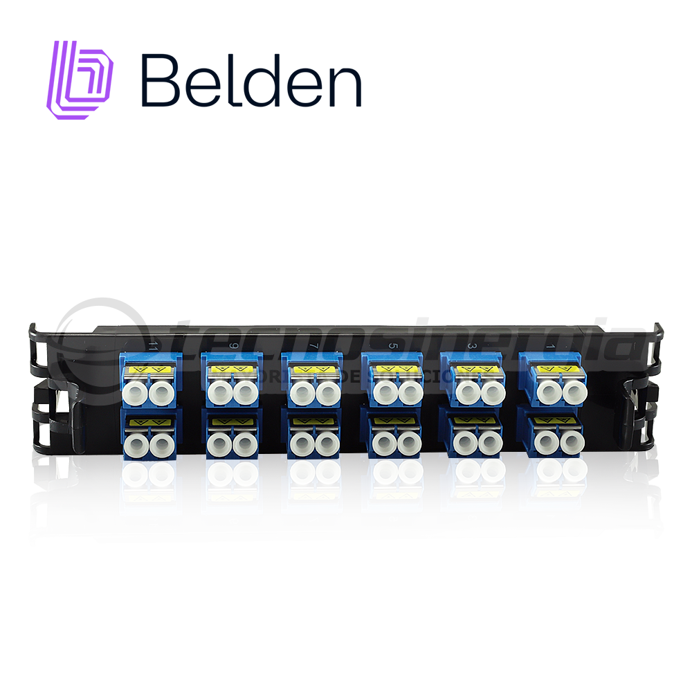 Frame Fx Ecx Monomodo Belden Ffsx12ld / Os2 / Azul / Lc Duplex / 12 Puertos