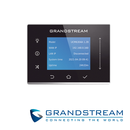 CONMUTADOR IP GRANDSTREAM UCM6304A, SERIE AUDIO, 4 LINEAS (FXO), 4 FXS, 1000 EXTENSIONES SIP, 150 LLAMADAS SIMULTANEAS, RUTEADOR, 3 GIGAETH, MULTICONFERENCIA AUDIO, VOICEMAIL, IVR, CODECS AUDIO, GABINETE PARA ESCRITORIO, POE, USB, SD, POE Y LCD CON BOTONES PARA MANTENIMIENTO
