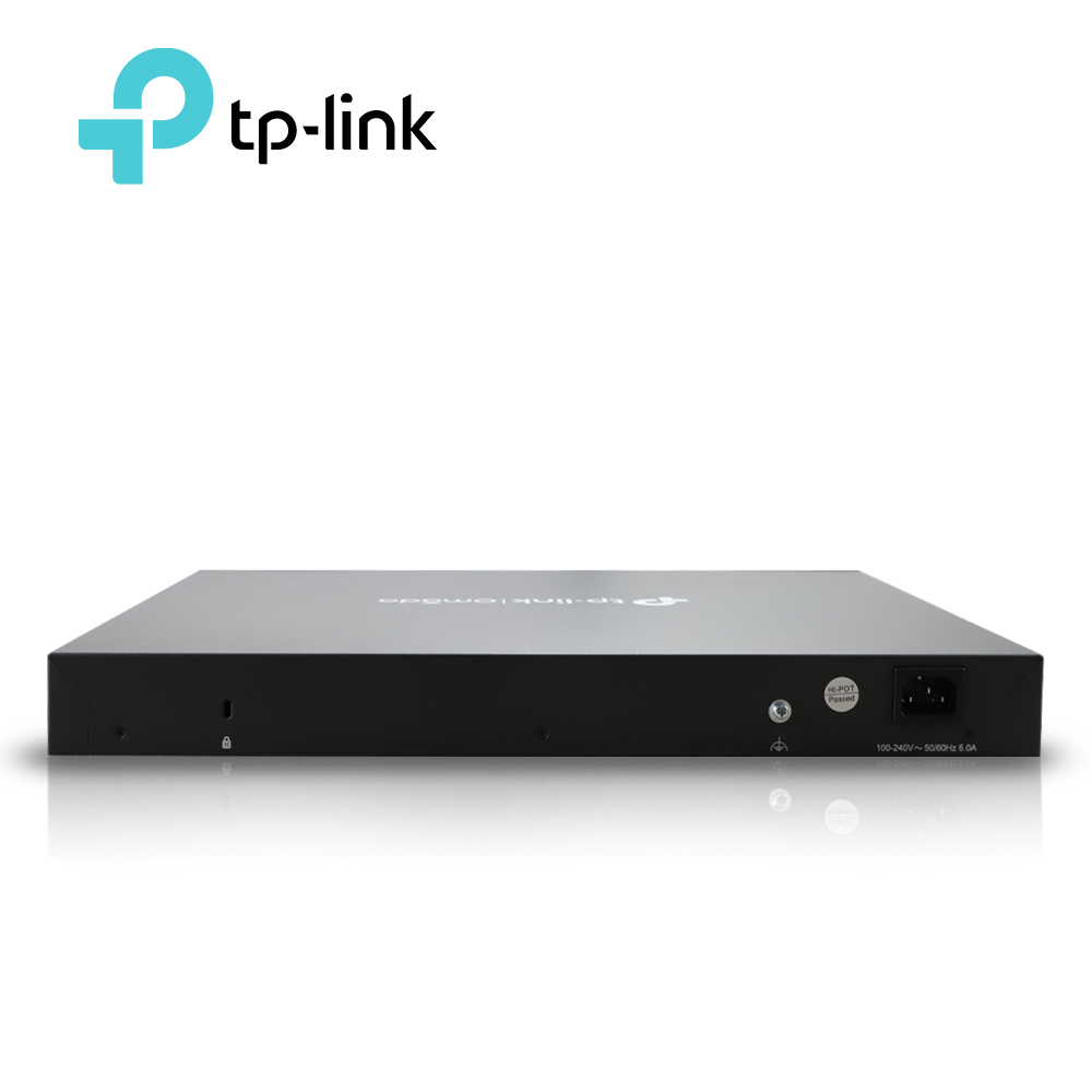 Switch Administrable Tp-link Sg3452p / 48 Puertos RJ45 POE Af/at 10/100/1000 Mbps + 4 Puertos Giga SFP / Potencia POE Total 384 W / Carcasa Metalica Ideal Para Rack / Uso Interior / Administracion Centralizada Omada