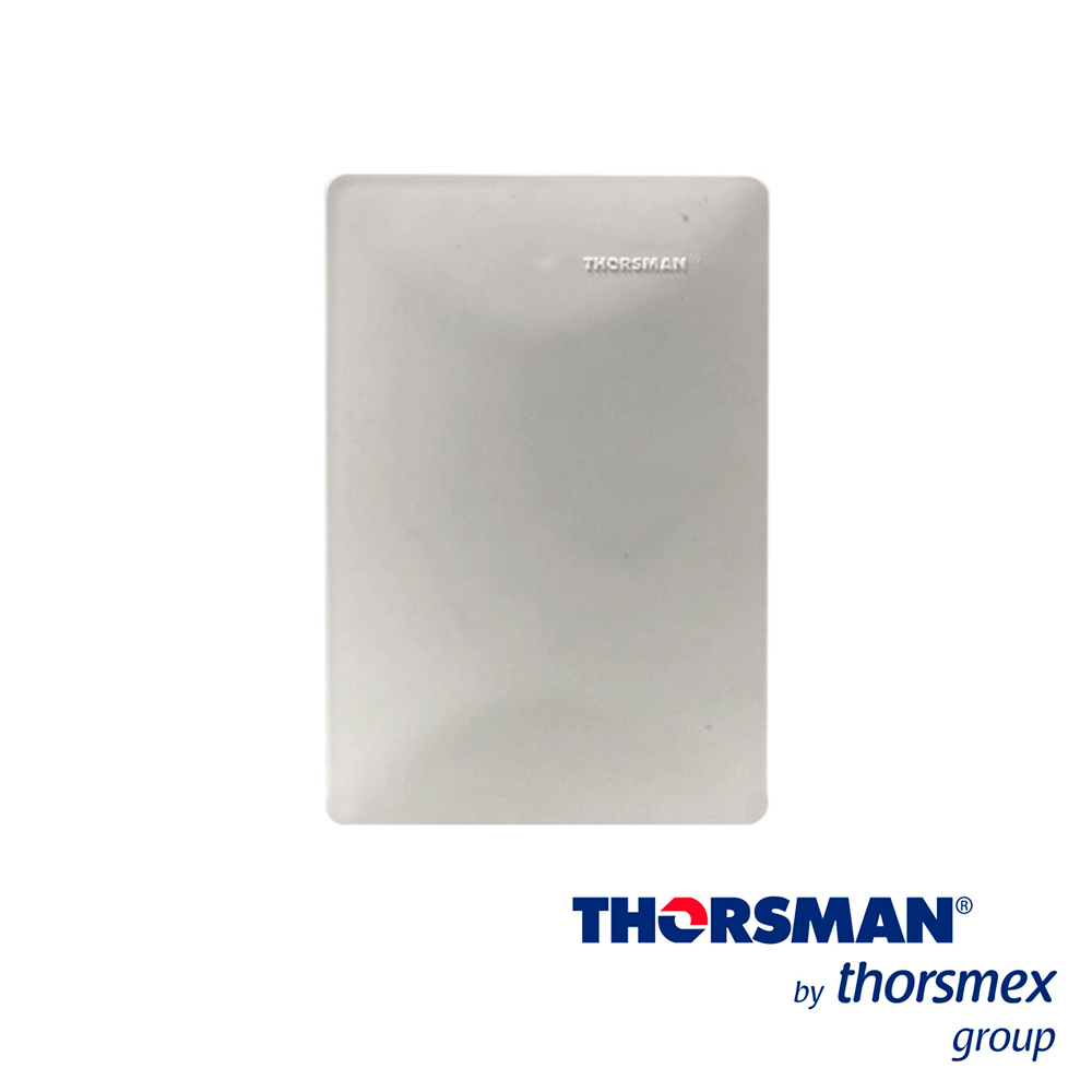 THAPA CIEGA THORSMAN 7200-02001 COLOR BLANCO, PARA USO EN INTERIORES, ALTA RIGIDEZ DIELECTRICA, COLOCACION FACIL Y SENCILLA, COMPATIBILIDAD CAJA TMK Y TMK S1, MATERIAL ABS AUTO-EXTINGUIBLE Y DE ALTO IMPACTO UL94 V-0