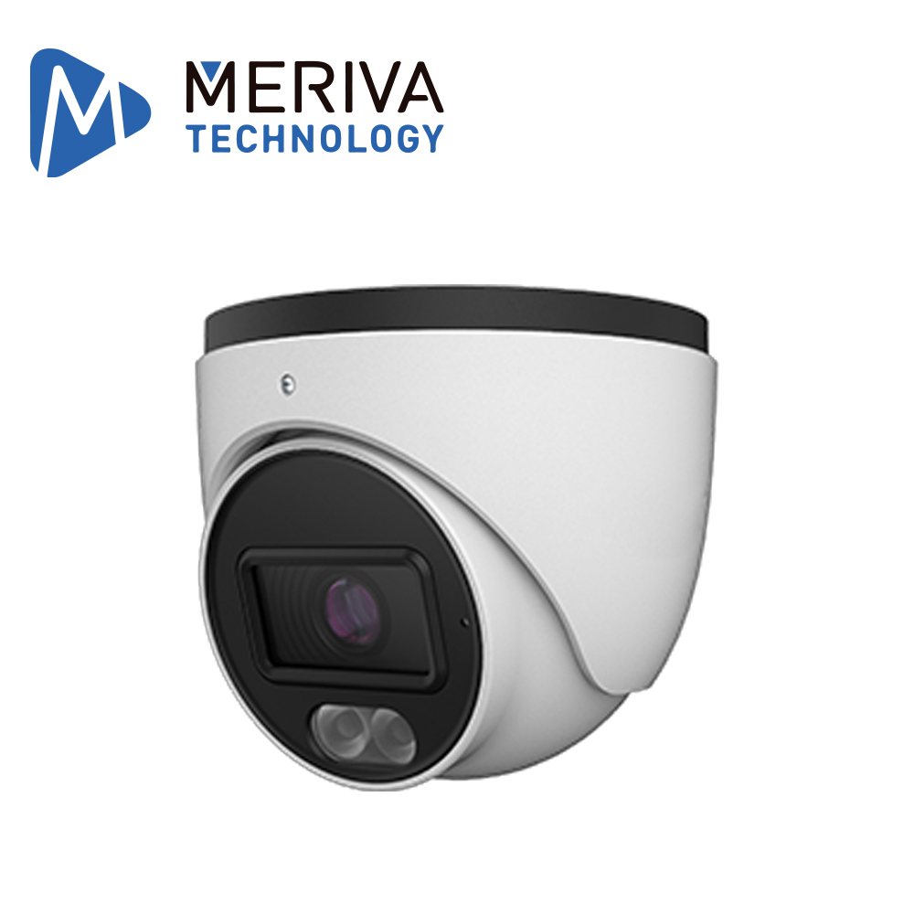 CAMARA IP TURRET MERIVA TECHNOLOGY MTD-E600FDA / 6MP / H.265S / 2.8MM / ILUMINACION DUAL (20 - 30M IR / LUZ CALIDA) / IP67 / METALICA / 12 VCD / POE / SOPORTA MICRO SD HASTA 512 GB (NO INCLUIDA) / 1 ENTRADA + 1 SALIDA DE AUDIO / MICROFONO INTEGRADO / MIA 2.0 / ONVIF / FACE DETECCION - CONTROL DE AFORO - VIDEO ESTRUCTURADO - INTRUSION - CONTEO DE PERSONAS