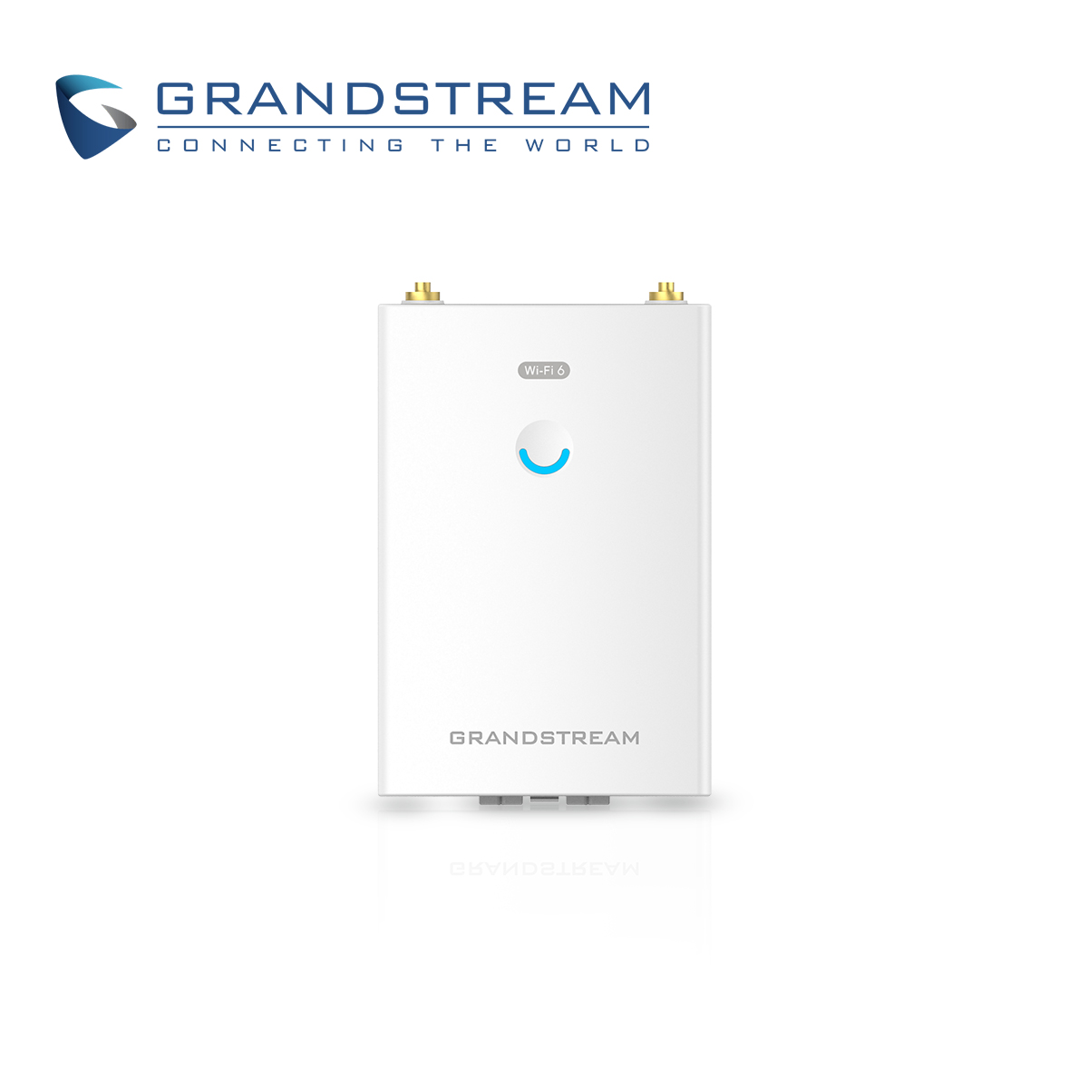Access Point Wifi 6 Exterior Grandstream Gwn7660lr / 802.11AX Mu-mimo 2X2:2 / Velocidad 1.77GBPS / 2 Puertos Gigabit / 32 Ssid / 500 Usuarios Simultaneos / Alimentacion POE 802.3AF/AT / Controlador 50 APS Incorporado / No Incluye Inyector POE