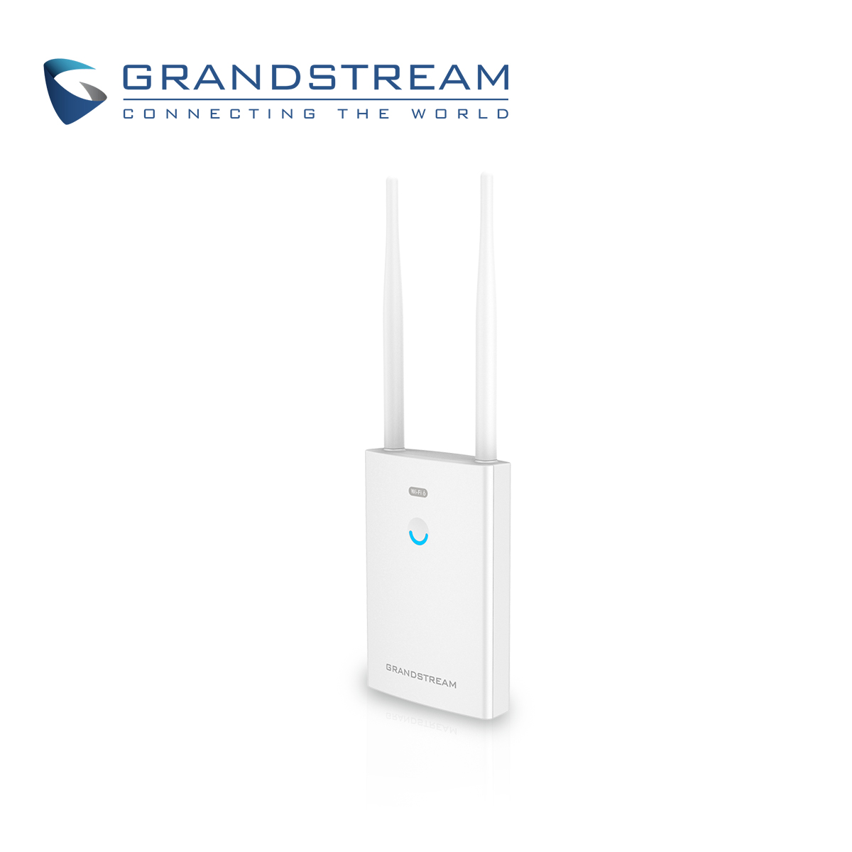 Access Point Wifi 6 Exterior Grandstream Gwn7660lr / 802.11AX Mu-mimo 2X2:2 / Velocidad 1.77GBPS / 2 Puertos Gigabit / 32 Ssid / 500 Usuarios Simultaneos / Alimentacion POE 802.3AF/AT / Controlador 50 APS Incorporado / No Incluye Inyector POE