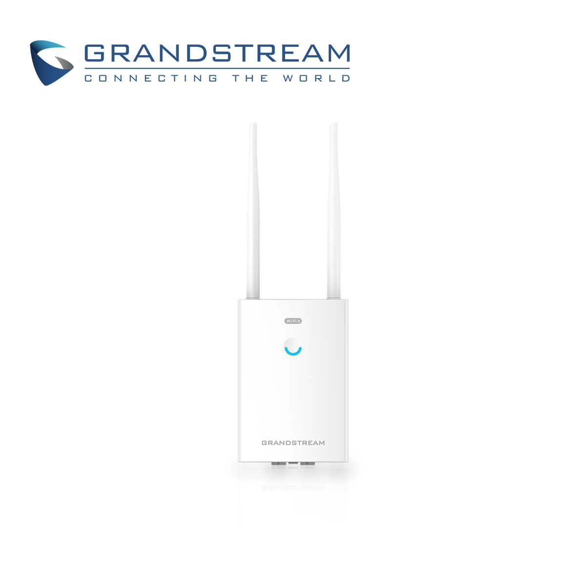 Access Point Wifi 6 Exterior Grandstream Gwn7660lr / 802.11AX Mu-mimo 2X2:2 / Velocidad 1.77GBPS / 2 Puertos Gigabit / 32 Ssid / 500 Usuarios Simultaneos / Alimentacion POE 802.3AF/AT / Controlador 50 APS Incorporado / No Incluye Inyector POE