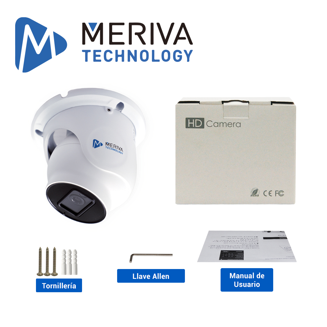 CAMARA IP TURRET MERIVA TECHNOLOGY MTD-800FS4 / 8MP - 4K / H.265+ / 2.8MM / 20 - 30M IR / IP67 / METALICA / 12 VCD / POE / SOPORTA MICRO SD HASTA 256 GB (NO INCLUIDA) / 1 ENTRADA DE AUDIO / MICROFONO INTEGRADO / MIA 2.0 / ONVIF / VIDEO ESTRUCTURADO INTEGRADO - CRUCE DE LINEA - INTRUSION / CUMPLE CON LA POLITICA NDAA