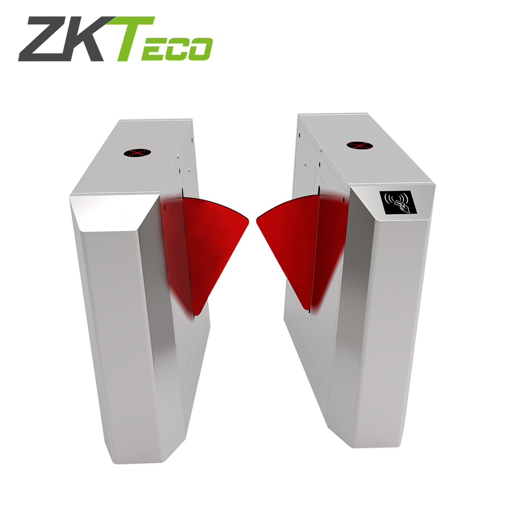 TORNIQUETE TIPO ALETA DE  ACRILICO ROJO  ALTURA  DE MEDIO CUERPO ZKTECO FBL200 BIDIRECCIONAL BAJO CONSUMO ACERO INOXIDABLE SISTEMA HASTA 30 ACCESOS POR MINUTO   LIBERACION SEMIAUTOMATICA EN LA PERDIDA DE ENERGIA ( NO INCLUYE LECTORA NI PANEL ) COMPATIBLE CON FBL220, PROFACE-X-CH, LECTORAS DE TARJETAS KR503E Y LECTOR DE QR QR500 USO INTERIOR FUNCIONA CON CUALQUIER CONTROL DE ACCESO DE CUALQUIER MARCA