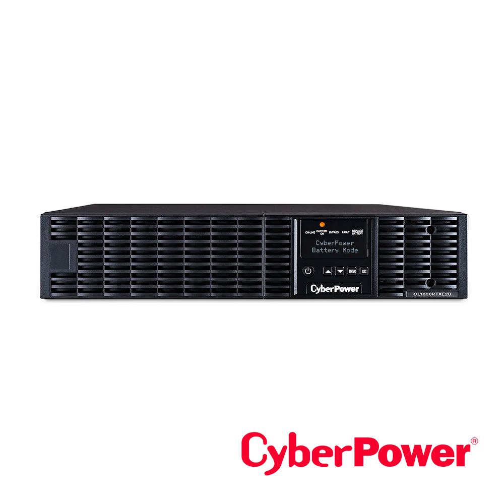 NO BREAK UPS TIPO TORRE OL1000RTXL2U CYBERPOWER 1000VA/900W/LCD INTELIGENTE/  8 CONTACTOS CON RESPALDO-SUPRESION DE PICOS /DOBLE CONVERSION/ONDA SENOIDAL PURA/ PUERTOS RJ45/SERIAL/USB/ NO INCLUIDA TARJETA RED SNMP