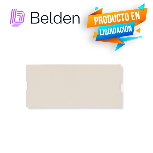 Inserto Para Placa Media Flex Ax101758 Belden Almendra Paquete 10 Pza