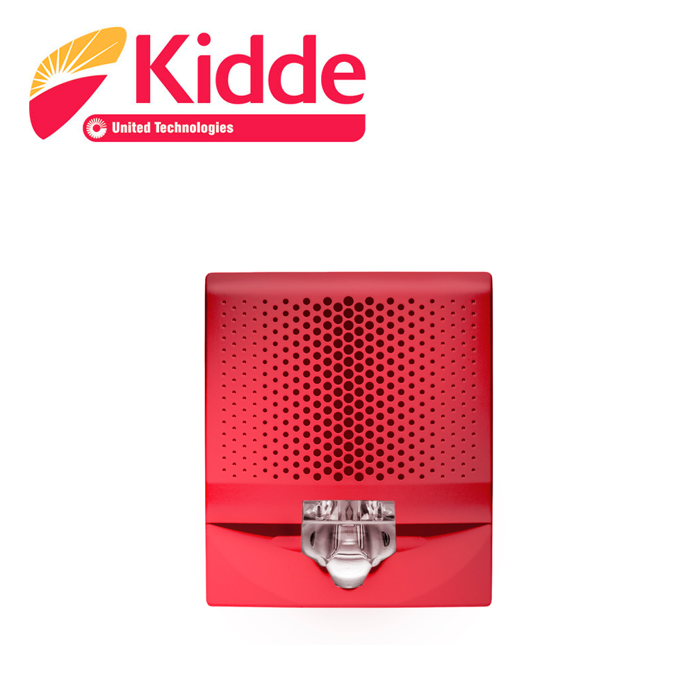 Altavoz De Pared / Luz Estroboscopica Kidde G4svrf, 15-110cd, Rojo, Alta Fidelidad 520HZ / Salida De Audio De 90dBA / Compatible Con Panel De Audio Ans25mdr2 / Requiere Base De Montaje Grsw-10 (no Incluida).