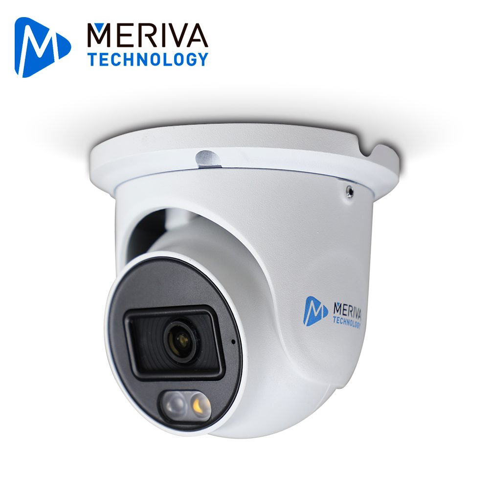 CAMARA IP TURRET MERIVA TECHNOLOGY MTD-E600FDA / 6MP / H.265S / 2.8MM / ILUMINACION DUAL (20 - 30M IR / LUZ CALIDA) / IP67 / METALICA / 12 VCD / POE / SOPORTA MICRO SD HASTA 512 GB (NO INCLUIDA) / 1 ENTRADA + 1 SALIDA DE AUDIO / MICROFONO INTEGRADO / MIA 2.0 / ONVIF / FACE DETECCION - CONTROL DE AFORO - VIDEO ESTRUCTURADO - INTRUSION - CONTEO DE PERSONAS