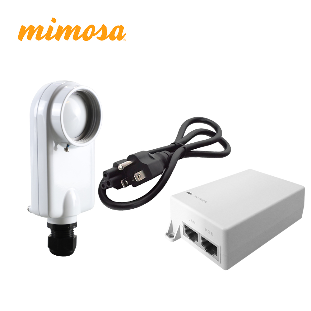 PAQUETE C5XPAQ-SM INTEGRADO POR RADIO C5X IP67 / INYECTOR POE 24V 12W Y CABLE DE CORRIENTE