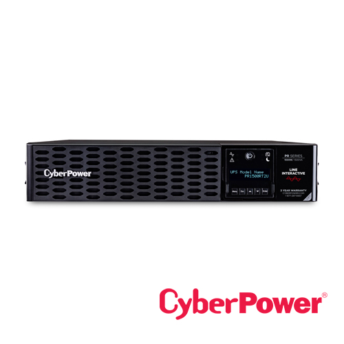 UPS CYBERPOWER PR1500RT2U 1500VA/1500W, 120VCA, ONDA SENOIDAL PURA, LINEA INTERACTIVA  TORRE/RACK 2U, CONTACTOS  8XNEMA 5-15R, USB, SERIAL, SNMP.