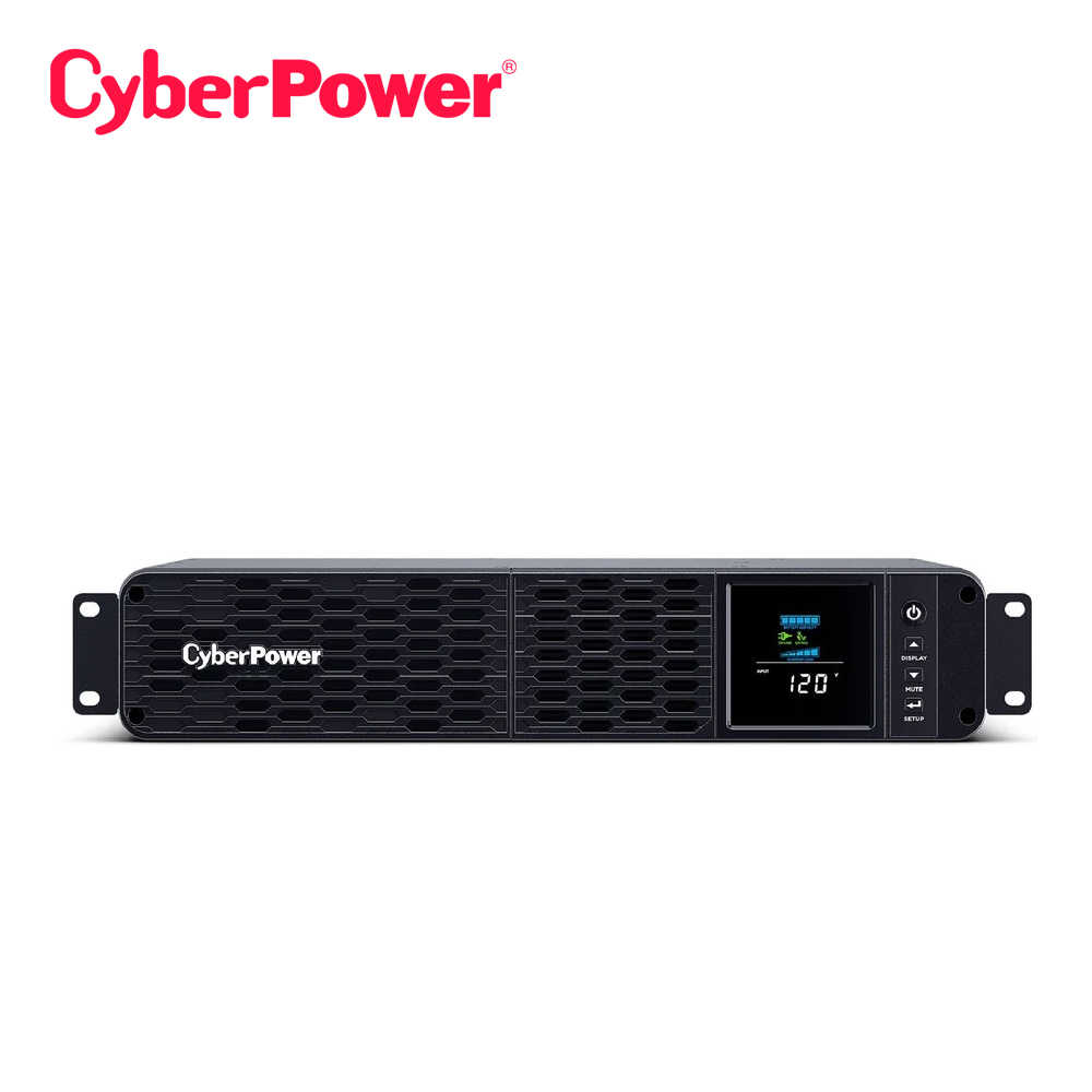 UPS CYBERPOWER CP1500PFCRM2U 1500VA/1000W, ONDA SENOIDAL COMPATIBLE CON FUENTES PFC ACTIVAS, PANTALLA LCD A COLOR MULTIFUNCION/ REGULADOR AUTOMATICO DE VOLTAJE (AVR)/ CONVERTIBLE TORRE RACK 2U/ 8×NEMA 5-15R, USB/SERIAL/EPO,TARJETA SNMP/HTTP OPCIONAL