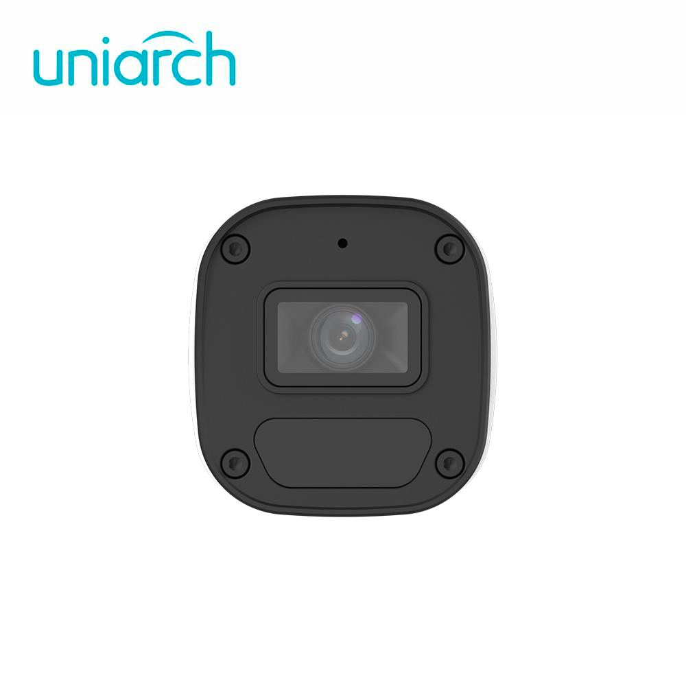 CAMARA IP MINI BULLET UNIARCH IPC-B132-AF28-ECO / 2MP / LENTE-2.8MM / DWDR / IR30M / MICROFONO-INTEGRADO / HUMAN-BODY-DETECTION / POE-AF / ONVIF / IP67 / 3-AXIS / ULTRA265