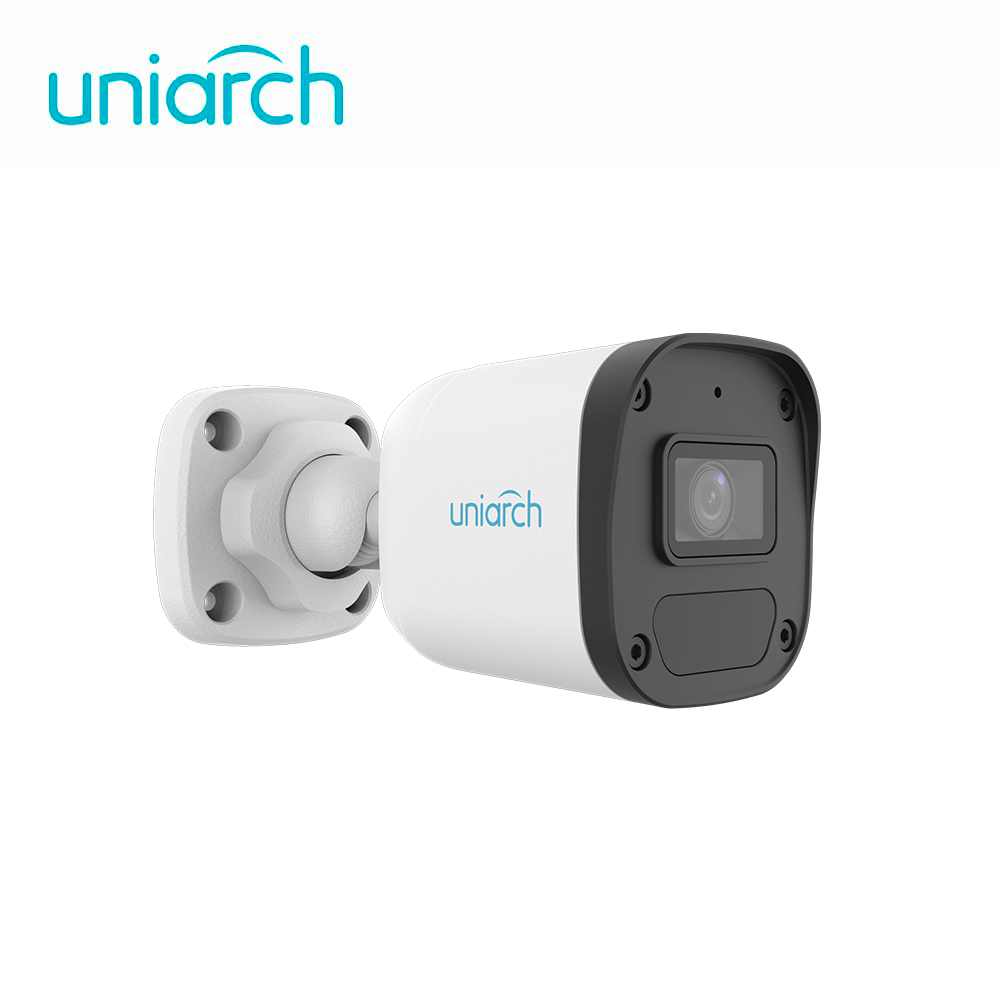 CAMARA IP MINI BULLET UNIARCH IPC-B132-AF28-ECO / 2MP / LENTE-2.8MM / DWDR / IR30M / MICROFONO-INTEGRADO / HUMAN-BODY-DETECTION / POE-AF / ONVIF / IP67 / 3-AXIS / ULTRA265