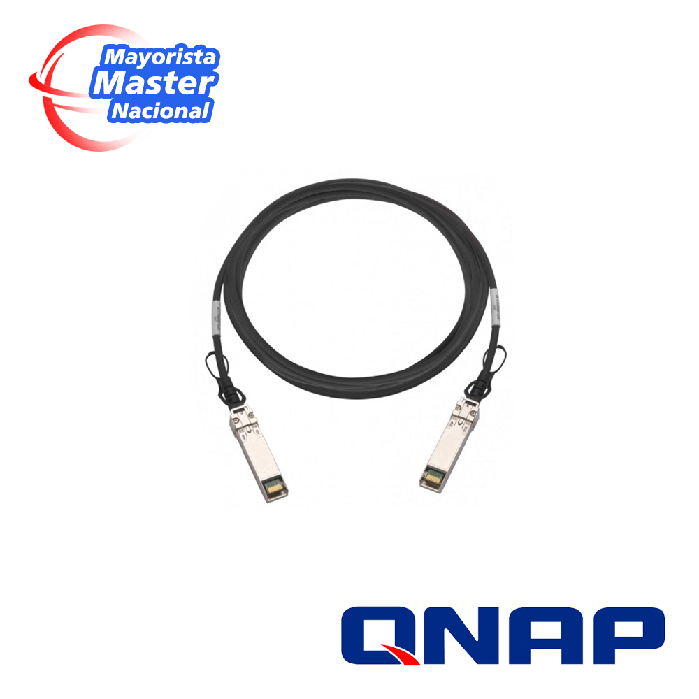 Qnap Cab-dac30m-sfp28 Sfp28 25GBE Twinaxial Direct Attach Cable, 3.0M