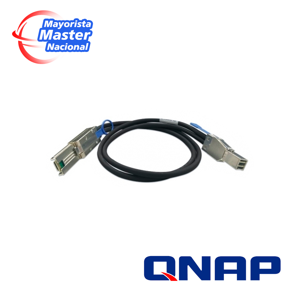 Qnap Cab-sas05m-8644-8088 Mini Sas Cable (sff-8644 To Sff-8088), 0.5M