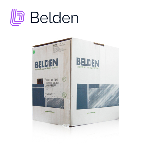 Cable De Audio Comercial Y Seguridad Belden 5100FE 008U1000 / Interior / Gris / 2 Conductores / Multifilar / 14 Awg / Forro Pvc / Cmr - Cl3r - Fplr / Blindado / En Caja / 1,000 Pies 305 Metros