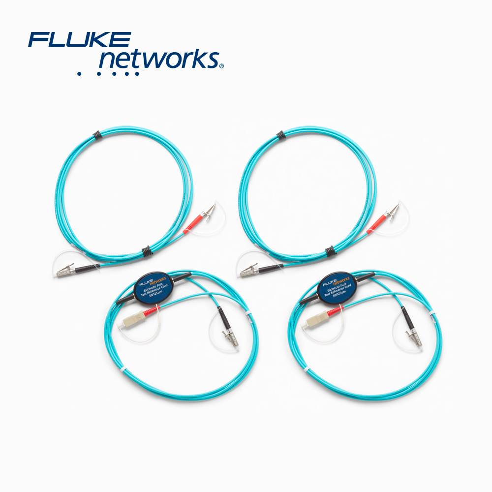 Kit De Jumper Para Comprobacion De Fibra Optica Multimodo (encircled Flux) 2M Fluke Networks Mrc-50efc-sclckitm (2 Sc/lc, 2 Lc/lc) De Metal
