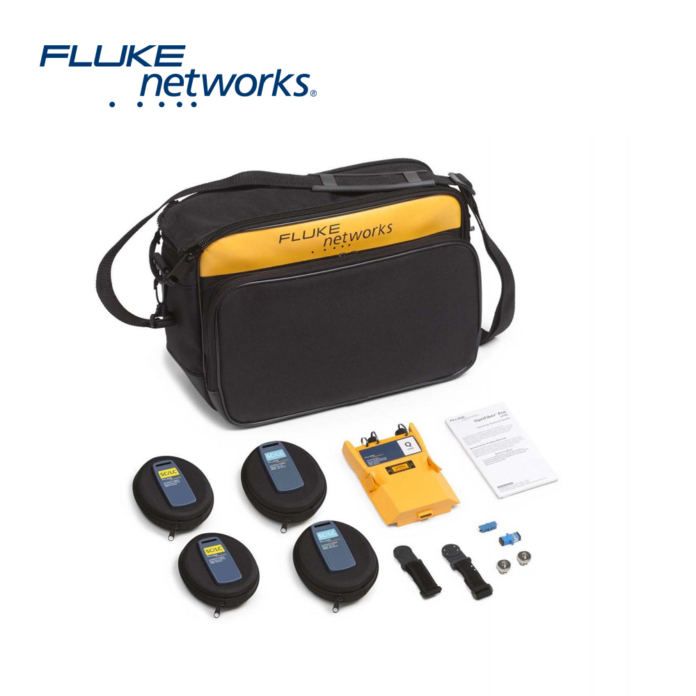 KIT DE COMPLEMENTO OPTIFIBER PRO FLUKE NETWORKS OFP-Q-ADD INCLUYE MODULO OTDR QUAD,(2)KIT LATIGUILLOS SC/LC MULTIMODO,(2)KIT LATIGUILLOS SC/LC MONOMODO,(2) ADAPTADOR LC INTERCAMBIBLE DE PUERTO DE FUENTE OTDR,ADAPTADOR SIMPLEX SC Y LC