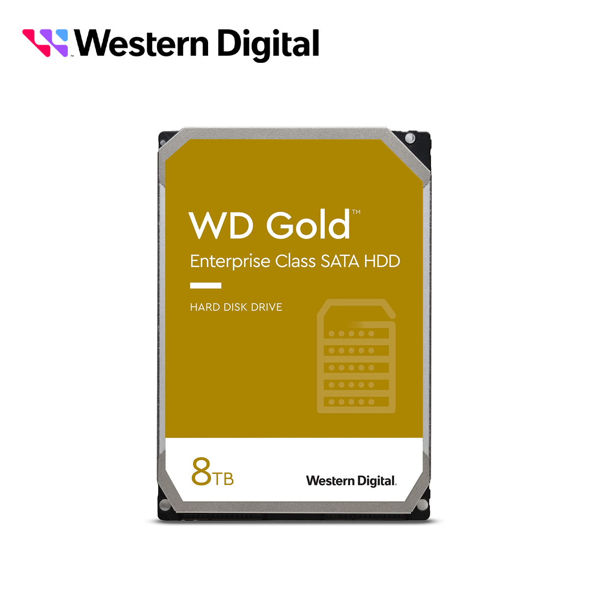 Dd Disco Duro 8TB Wd8004fryz Wd Gold 3.5 Sata3 6GB/S 256MB 7200RPM 24X7 Hotplug P/nas/nvr/server