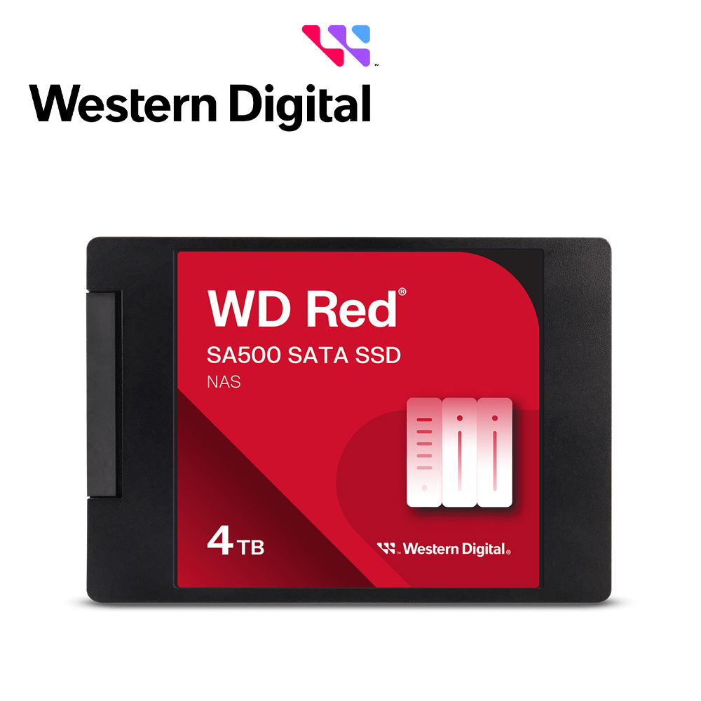 Unidad De Estado Solido Western Digital Wds400t2r0a Ssd Interno Wd Red Sa500 4TB 2.5 Sata3 6GBS Lect 560MBS Escrit 520MBS 7MM Especializado Para Nas 