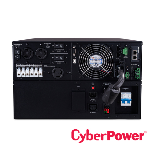 UPS Cyberpower Ol8krt 8000VA / 8000W, Online Doble Conversion, 240 Vac/240 Vac, Onda Senoidal Pura, Convertible Torre/rack 6U, 3XNEMA L6-30r, 1XHARDWIRE, Usb/serial Tarjeta Snmp/http