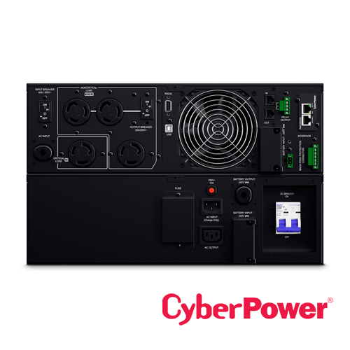 UPS Cyberpower Ol6krt 6000VA / 5400W, Online Doble Conversion , 240 Vac/240 Vac. Onda Senoidal Pura , Convertible Torre/rack 6U, 2XNEMA L6-20r, 2XNEMA L6-30r, Usb/serial/tarjeta Snmp/http 