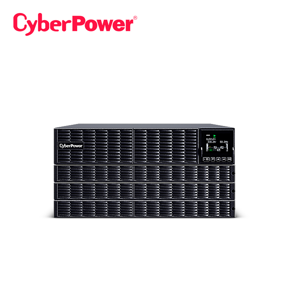 UPS Cyberpower Ols6kert5u-nema 6000VA / 6000W / Online Doble Conversion / 200-240 VAC / 200-240 Vac. Pantalla LCD / Onda Senoidal Pura / Convertible Torre/rack 5U / 1 × Hardwire Terminal Block 4 × Nema L6-30r / Usb/serial/ Snmp/http Card (opcional)