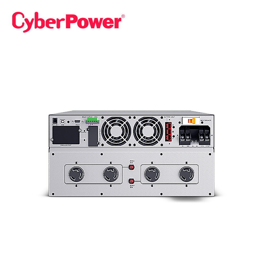 UPS Cyberpower Ols6kert5u-nema 6000VA / 6000W / Online Doble Conversion / 200-240 VAC / 200-240 Vac. Pantalla LCD / Onda Senoidal Pura / Convertible Torre/rack 5U / 1 × Hardwire Terminal Block 4 × Nema L6-30r / Usb/serial/ Snmp/http Card (opcional)