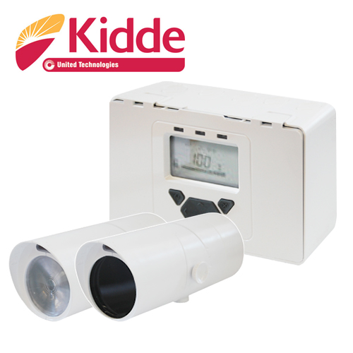 SISTEMA DE DETECCION DE HUMO FOTOBEAM CONVENCIONAL KIDDE KC3000-103 INCLUYE MONITOR, TRANSMISOR Y RECEPTOR COBERTURA DE HASTA 120X18 M. IDEAL PARA LUGARES MUY ALTOS O MUY AMPLIOS EN INTERIOR, CUENTA CON RELEVADORES DE SUPERVISION Y ALARMA, LO CUAL LO CONVIERTE EN UN SISTEMA AUTONOMO O COMPATIBLE CON OTRAS MARCAS DE PANELES. PARA INTEGRARSE A LOS PANELES VS DE KIDDE REQUIERE MODULO GSA-CT1 O GSA-CT2