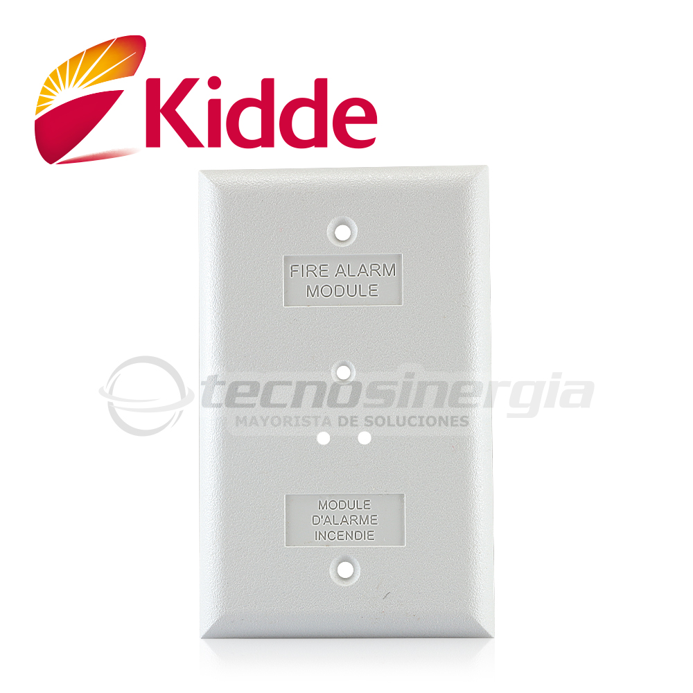 MODULO DE SUPERVISION DE CONTACTO SECO DOBLE VIGILANT GSA-CT2 SE INTEGRA EN EL LAZO DE COMUNICACION SLC DE LOS PANELES DE DETECCION DE HUMO VS1 Y VS4 DE KIDDE, LISTADO UL, ULC, MEA, CSFM