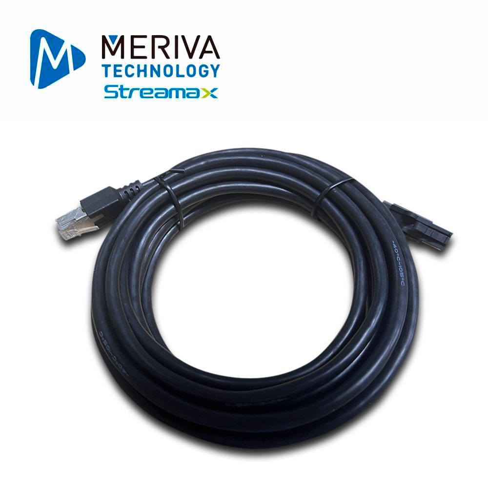 CABLE DE MONTAJE FRONTAL MERIVA STREAMAX MRJ45-IMS100 / 5MTS / 6PIN / UN EXTREMO RJ45 / UNIVERSAL