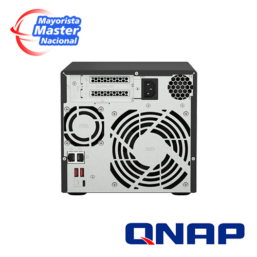 Nas Qnap Ts-473a-8g-us / Procesador Amd Ryzen V1500b / Memoria Ram 8GB / 4 Bahias Frontales Sata 3.5 Pulgadas Y 2.5 Pulgadas / 2 Puertos RJ45 2.5GBE / Montaje En Escritorio / Aplicaciones Pyme Para Compartir Y Respaldar Datos En La Nube