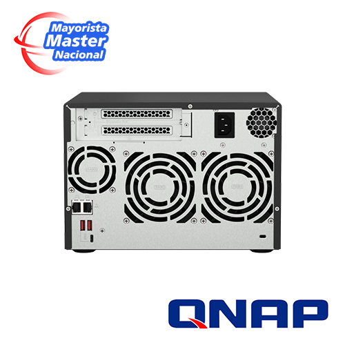 Nas Qnap Ts-673a-8g-us / Procesador Amd Ryzen V1500b / Memoria Ram 8GB / 6 Bahias Frontales Sata 3.5 Pulgadas Y 2.5 Pulgadas / 2 Puertos RJ45 2.5GBE / Montaje En Escritorio / Aplicaciones Pyme Para Compartir Y Respaldar Datos En La Nube
