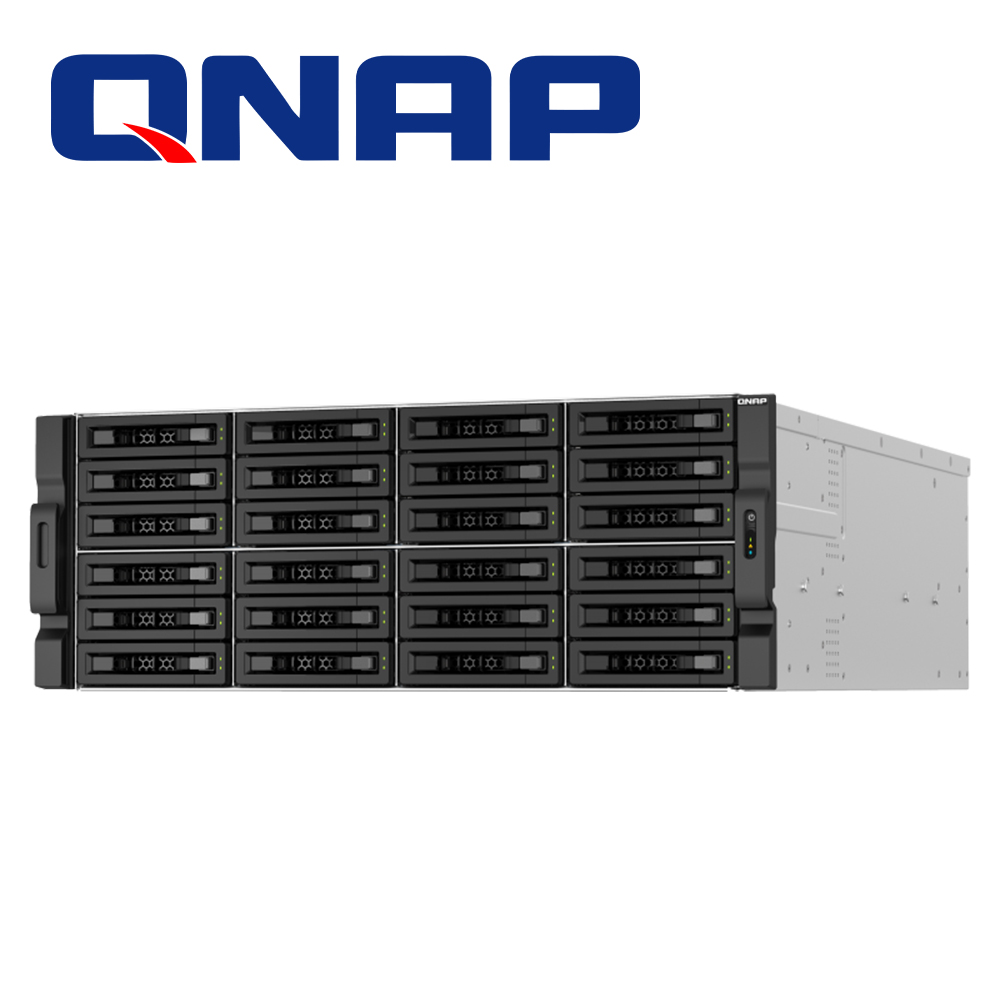 Nas Qnap Ts-h3087xu-rp-e2378-64g-us / 30 Bahias / 4UR / Intel Xeon 8 Nucleos / 16 Hilos / 64GB De Ram / 24 X 2.5 Pulgadas / 3.5 Pulgadas Sata Mas 6 X 2.5 Pulgadas Sata / Fuente De Poder Redundante / 2 Puertos 10GBASE-T Y Dos Puertos 2.5G