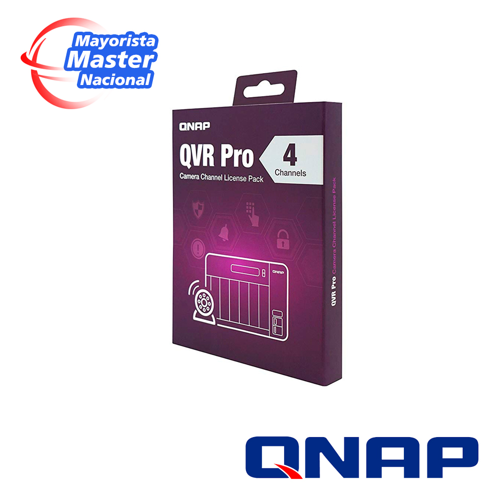 Qnap Lic-sw-qvrpro-4ch Qnap Qvr Pro 4 Channel License (qvr Pro Gold Is Required)
