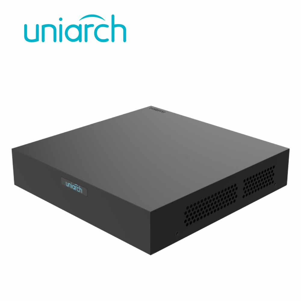NVR UNIARCH 8 CANALES NVR-108S3-P8-E / PLUGPLAY / 6 MP / 8 CH POE / MODO CORREDOR / CAPACIDAD 1 DISCO DURO DE 6 TB / SALIDA HDMI / SALIDA VGA SIMULTANEAS / 64 MBPS / ULTRA265 / USB 2.0 / ANALITICAS SIP / CLOUD - Código: NVR-108S3-P8-E | Compra en Guadalajara