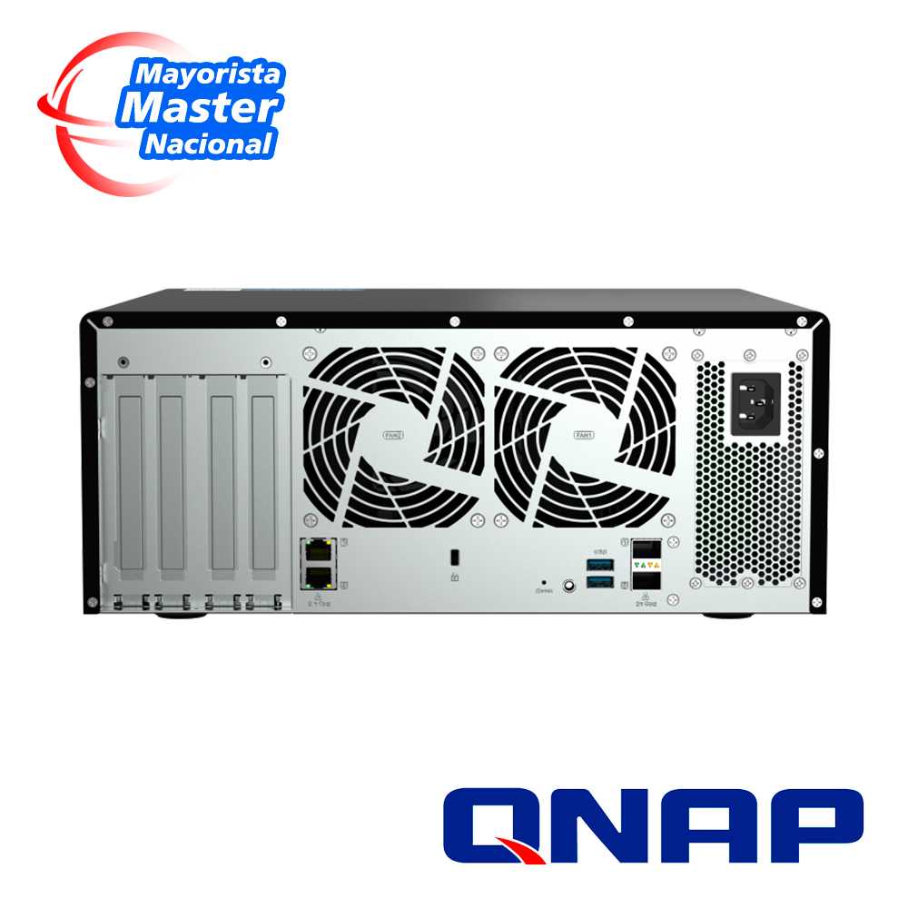 Nas Qnap Ts-h1290fx-7232p-64g-us / Procesador Amd Epyc / Memoria Ram 64GB / 12 Bahias Frontales Sata-nvme 2.5 Pulgadas / 2 Puertos RJ45 2.5GBE Mas 2 Puertos 25GBE Sfp28 / Montaje En Escritorio / Aplicaciones De Uso Enterprise Y Data Center