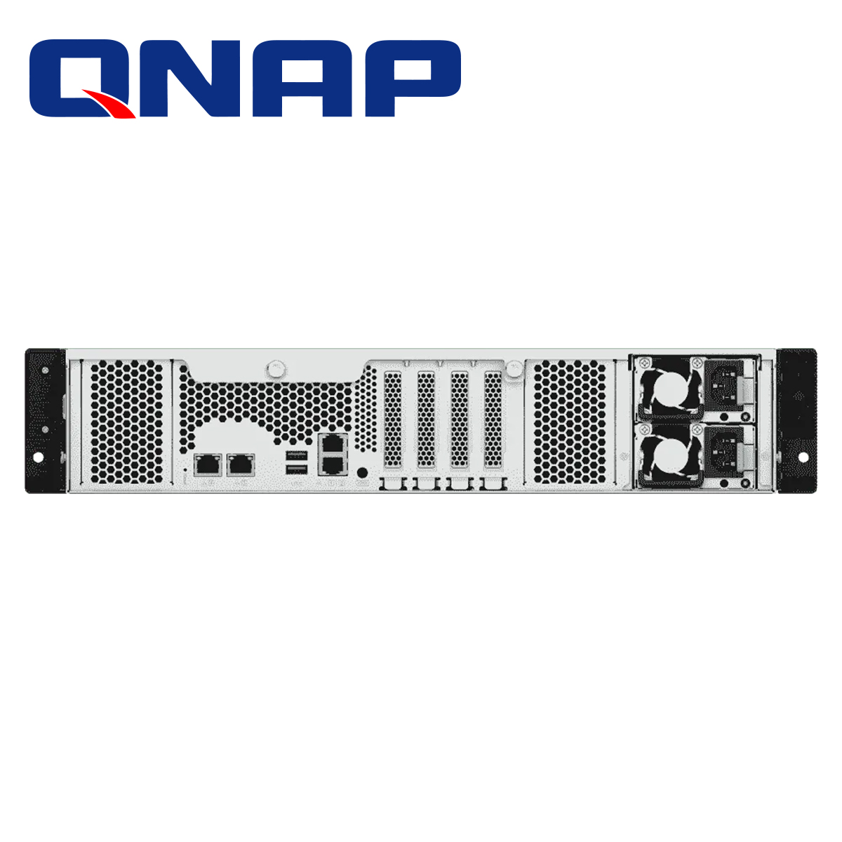Nas Qnap Ts-h1277axu-rp-r7-32g-us / 12 Bahias Qts Hero / Procesador Amd Ryzen 7 Serie 7000 / 5.3 Ghz / 32GB De Ram / Pci Gen5 X2 Slots / 10GBASE-T Mas 2.5GBE RJ45 / Fuente Redundante De 550W