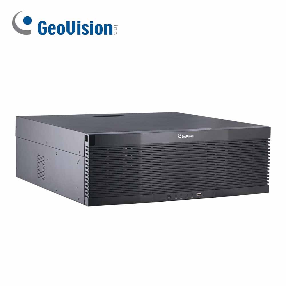 NVR 256-CANALES GEOVISION GV-RNVR256G0-N / RECONOCIMIENTO-FACIAL-IA-REALTIME / FACE-TRACKING / HASTA12MP / 16HDD-HASTA-18TB(MAXTB) / / 3-HDMI-1080P-1-HDMI-8K / AUDIOBIDIRECCIONAL / ANALITICAS / / E-MAP / ONVIF / ALARMA-16IN4OUT / 1024MBPS / RAID 0-1-5-6-10