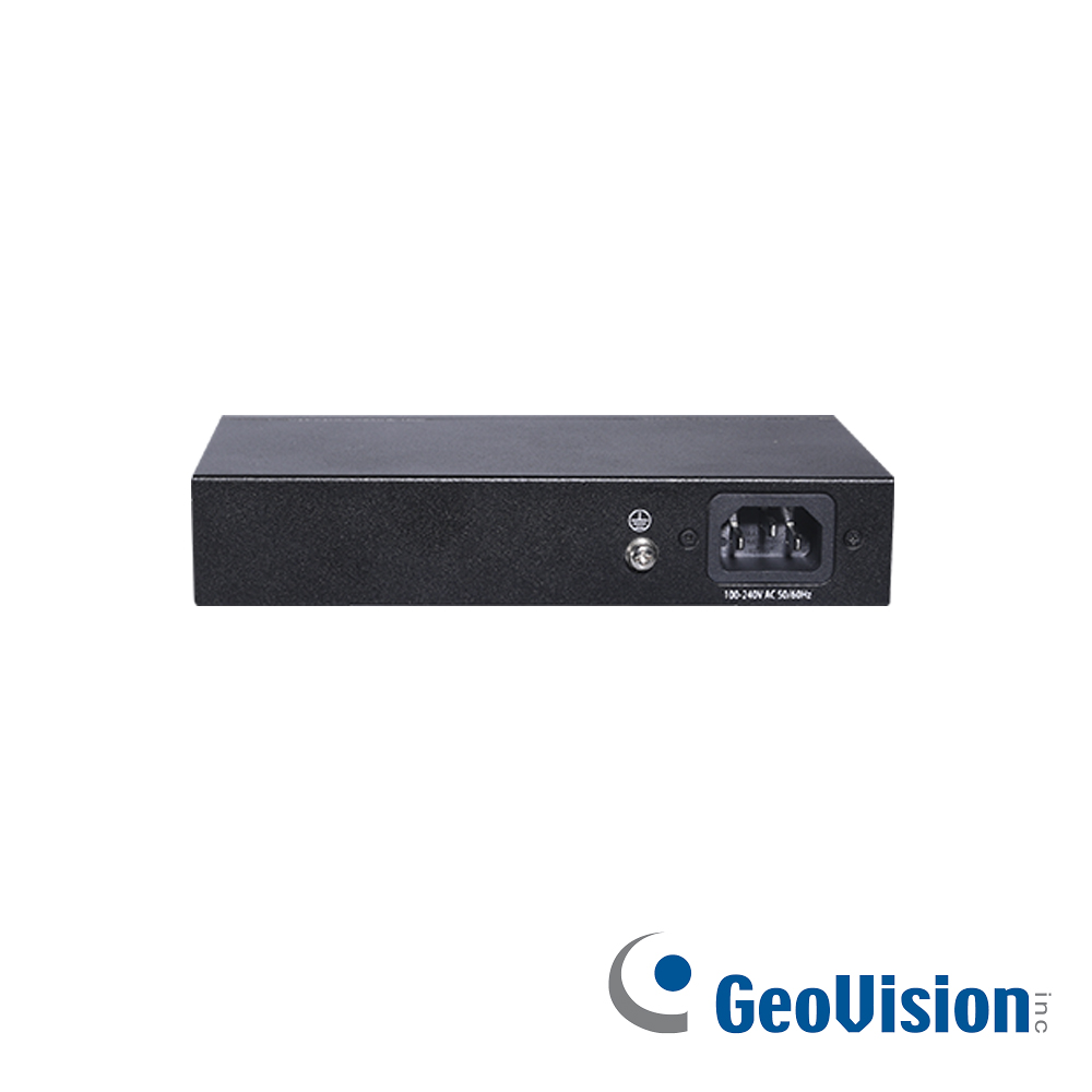 Switch Geovision Gv-apoe0400 POE No Administrado 10/100 Mbps 4 Puertos POE Ieee 802.3AT, 32W Por Puerto 2 Puertos Fast Ethernet