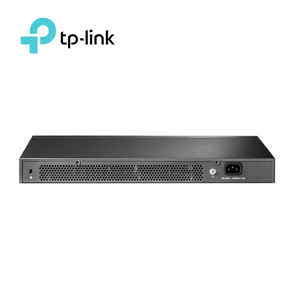 Switch Administrable Tp-link Sg3428x / 24 Puertos RJ45 10/100/1000 Mbps + 4 Puertos 10 Giga Sfp+ / Administracion Centralizada Con Omada / Carcasa Metalica Ideal Para Rack / Uso Interior