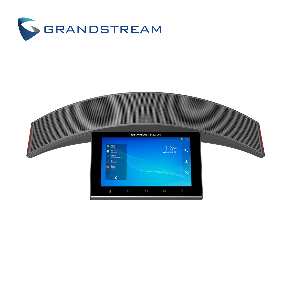 Telefono IP Audioconferencia Empresarial Grandstream Gac2570 / Wifi 6 Doble Banda 802.11 Ax / 12 Microfonos Omnidireccionales / 1 Puerto Gigabit / 1 Puerto HDMI / 1 Puerto USB / Alimentacion POE At / Bateria Recargable Incorporada