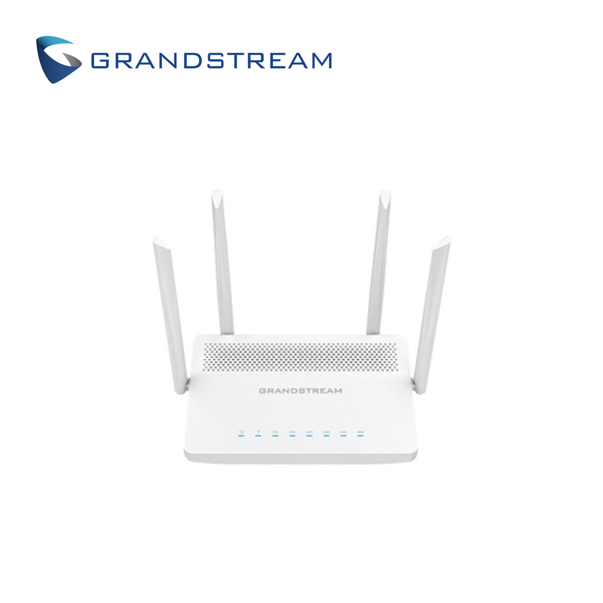 Router Wifi Doble Banda Grandstream Gwn7052 / 1 Puerto Wan 10/100/1,000MBPS / 4 Puertos Lan 10/100/1,000MBPS / Wifi 2.4/5GHZ 802.11AC / Mu-mimo 2X2 / Velocidad 1.27GBPS / 100 Usuarios Simultaneos / Mesh / Qos / Vpn 25 Tuneles / Administracion Gwn Cloud / Alimentacion 100-240VCA/1A