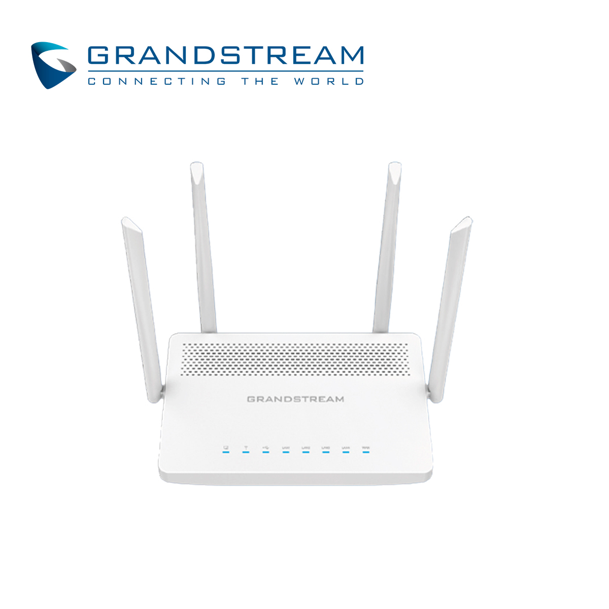 ROUTER WIFI DOBLE BANDA GRANDSTREAM GWN7052F/ 1 PUERTO WAN SFP 1,000MBPS / 4 PUERTOS WAN/LAN 10/100/1,000MBPS / WIFI 2.4/5GHZ 802.11AC / MU-MIMO 2X2 / VELOCIDAD 1.27GBPS / 100 USUARIOS SIMULTANEOS / MESH / QOS / VPN 50 TUNELES / ADMINISTRACION GWN CLOUD / ALIMENTACION 100-240VCA/1A